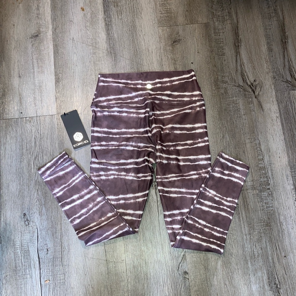 Scorpio Sol Mauve and White Tie-Dye Skirt